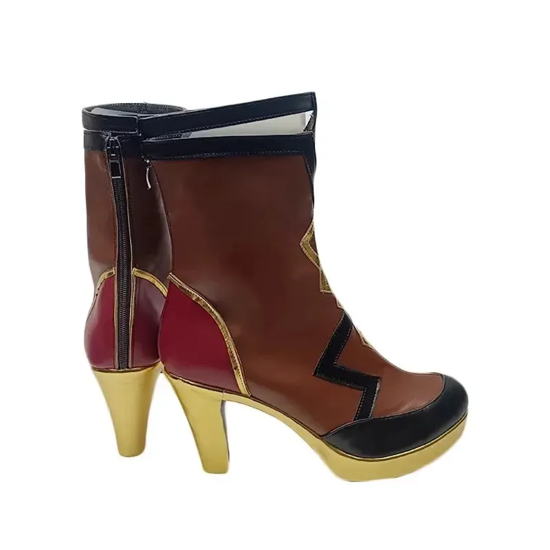 2025 RealCos Game Honkai Impact 3 Eden Shoes أحذية تنكرية للهالوين مصنوعة حسب الطلب