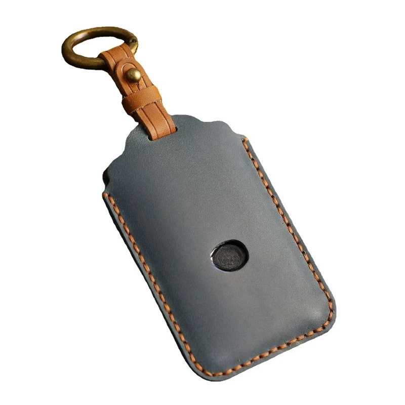 Genuine Leather Card Key Case Cover Shell Protector Fob Holder for Lexus LS IS CT GS NX200 ES RX300 HLX570 Accessories Keybag