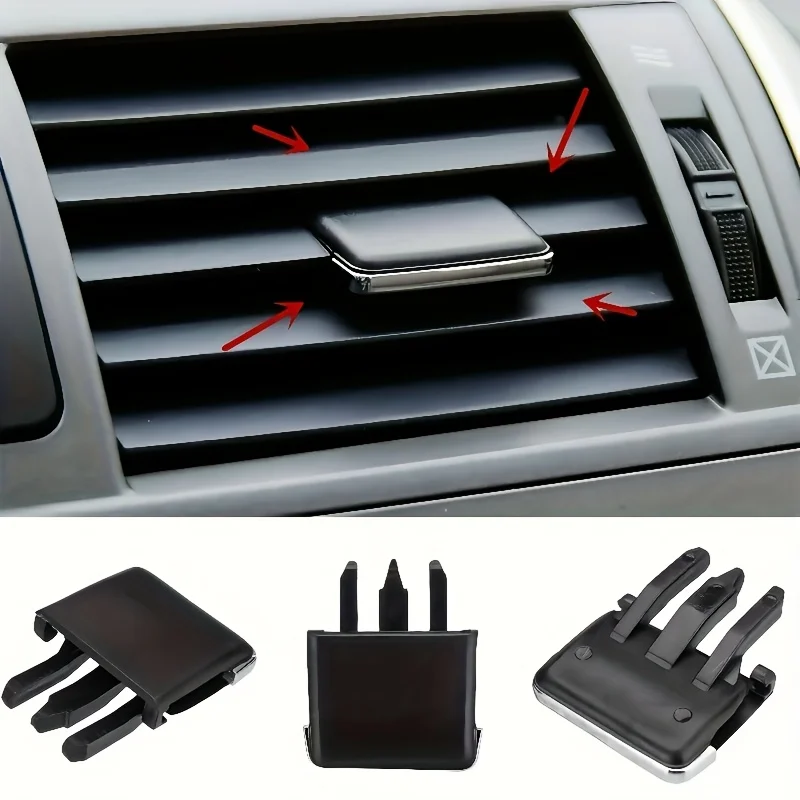 

Dashboard Air Vent Tab Clip Car AC Outlet Slider Blade Buckle Auto Interior Repair Accessory