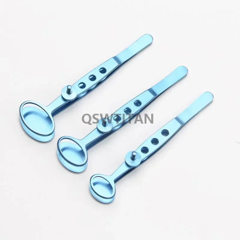Instrumento oftálmico Pinzas de calorión Herramientas quirúrgicas de acero inoxidable de titanio