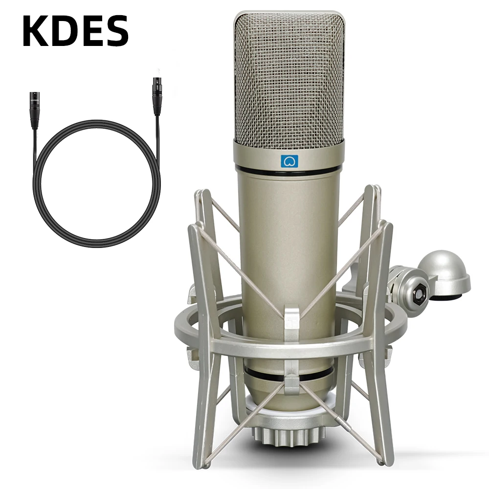 KDES U87 AI XLR コンデンサーマイク プロフェッショナル