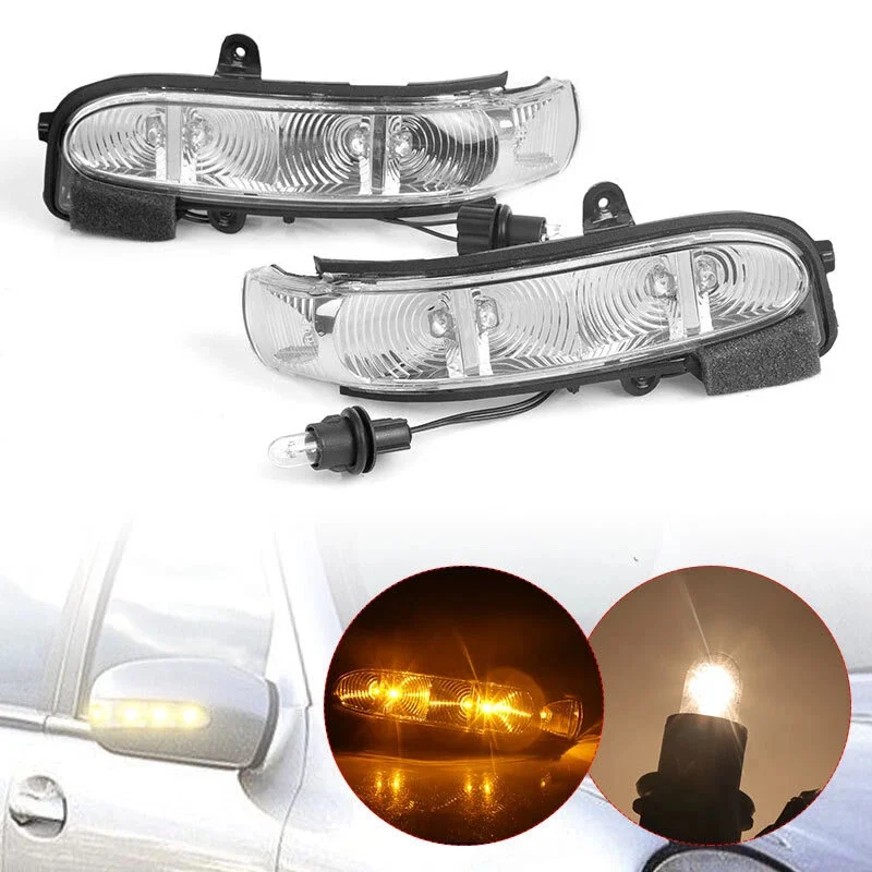 

L+R Side Mirror Turn Signal Light For Mercedes Benz E-Class W211 S211 02-06 1Set