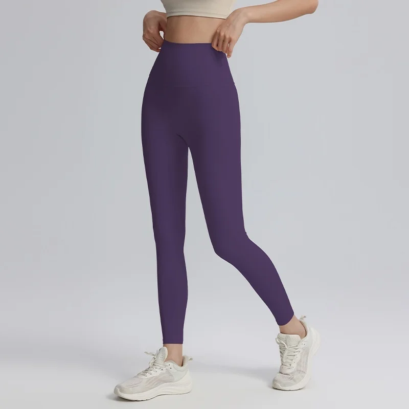 Yoga Pants Emo Women Dyeing High Waist Homewear Loungewear Basics Slim Fitting Bodycon Squat Proof Ropa Flexible Fluffy Patch GF