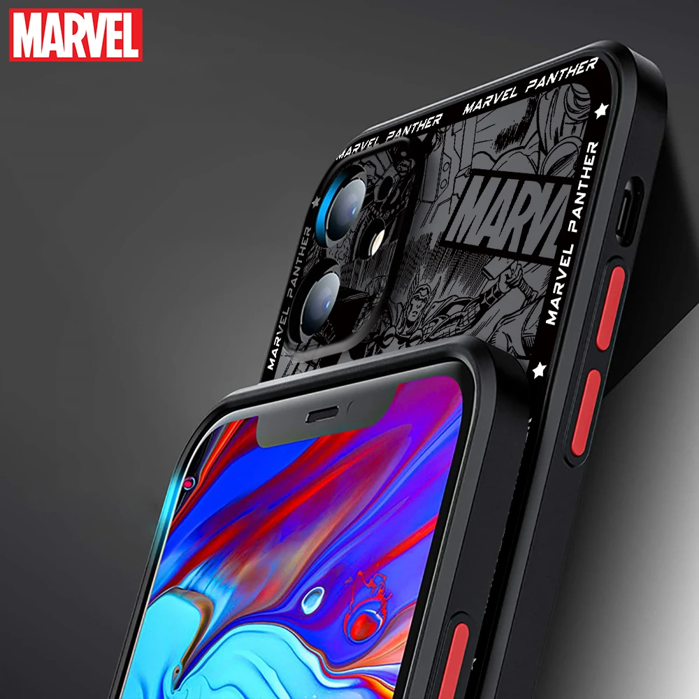 Cartoon Marvel Spiderman Groot Phone Case for iPhone 16 15 Pro Max 14 Plus 13 12 11 Pro Max SE 7 8 14 Pro XR X XS 15Pro 12 Mini