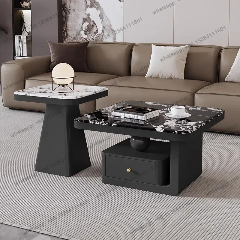 LD Moving Storage Coffee Table Accessories Decoration Luxury Bedroom Modern Drawers   Standing Meubles Home Furniture