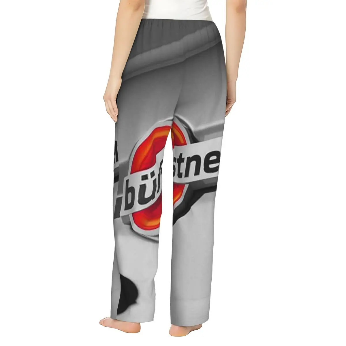 Custom Burstner Logo Women Pajama Pants Lounge Sleep Sleepwear Bottoms with Pockets