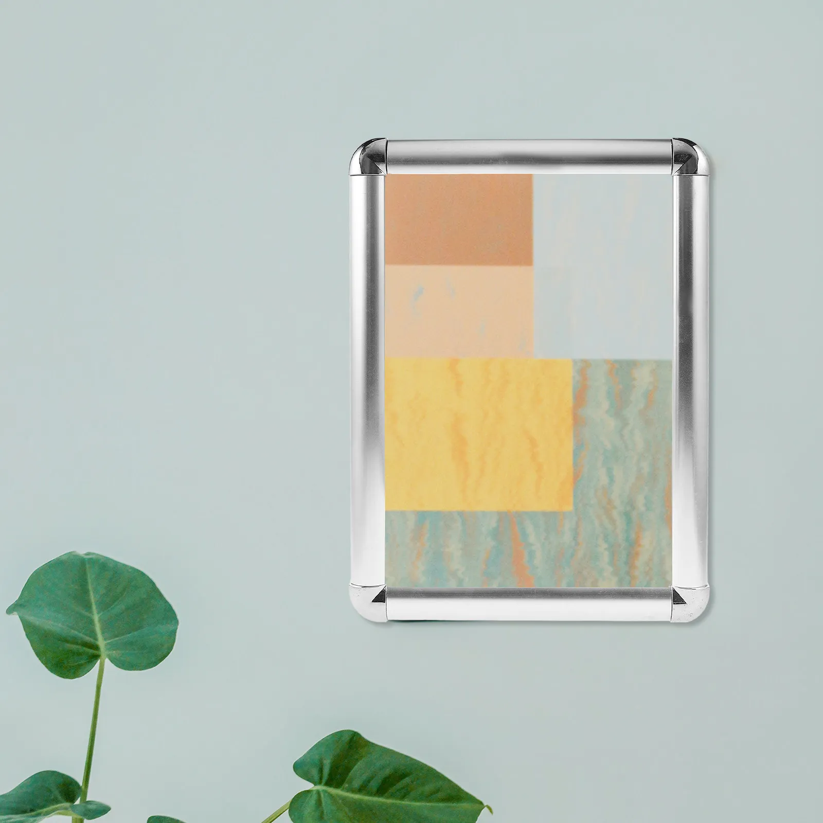 A4 Aluminum Alloy Openable Photo Display Frame Wall Mounting Poster Frame for Office Home Decor Advertising Certificate