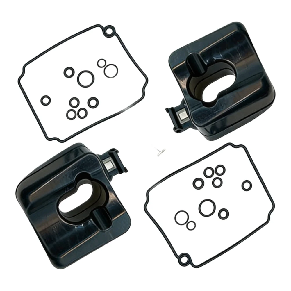 For Marine Engine Repair Outboard Carburetor Kit Fuel Pump Rebuild Set High Flow Rate Design Enhanced Cooling Flow