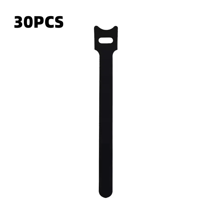 10/30/50 Stück USB-Kabel-Organizer, Kabelbinder, Kabelmanagement-Halter, wiederverwendbarer Clip-Schutz, Nylonband, Maus-Kopfhörer-Klebeband
