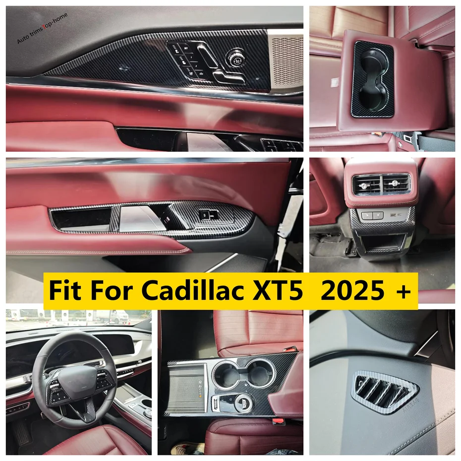 

Steering Wheel Bottom/Steering Wheel Bottom/Rear Seat Water Cup Holder Frame Cover Trim For Cadillac XT5 2025 2026 Accessories