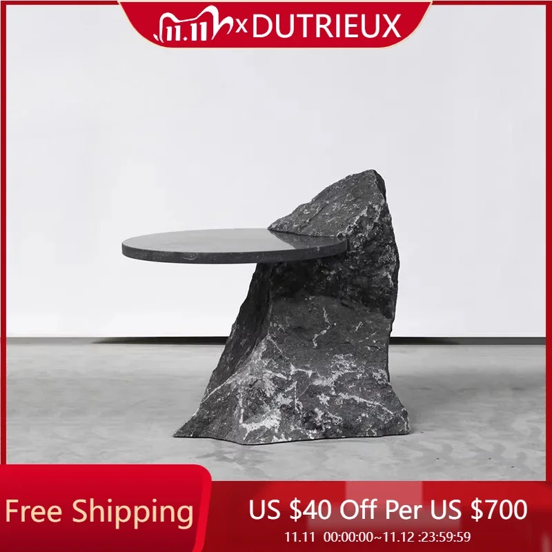 

Designer Minimalist Coffee Table Aesthetic Standing Unique Small Side Table Simple Bedroom Couchtisch Lounge Suite Furniture