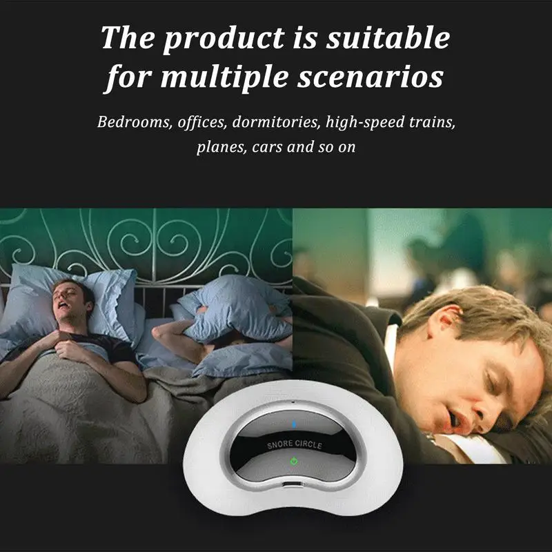 Anti Snoring Machine Intelligent Throat Massage Snore Prevent Machine Women Men Real-Time Monitoring Snoring Prevent Electronics