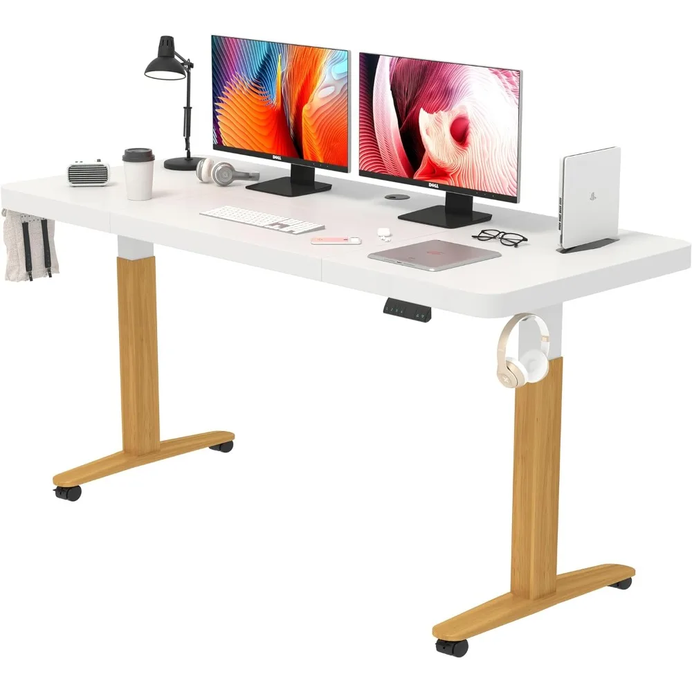 

Monomi Electric Standing Desk, 55 X 28 Inches Height Adjustable Desk, Ergonomic Home Office Sit Stand Up Desk with Memory