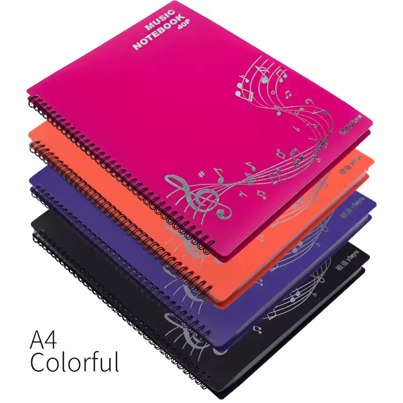 

MB40 Yinyu A4 Music Sheet Folder with 40 Transparent Pages for Musicians