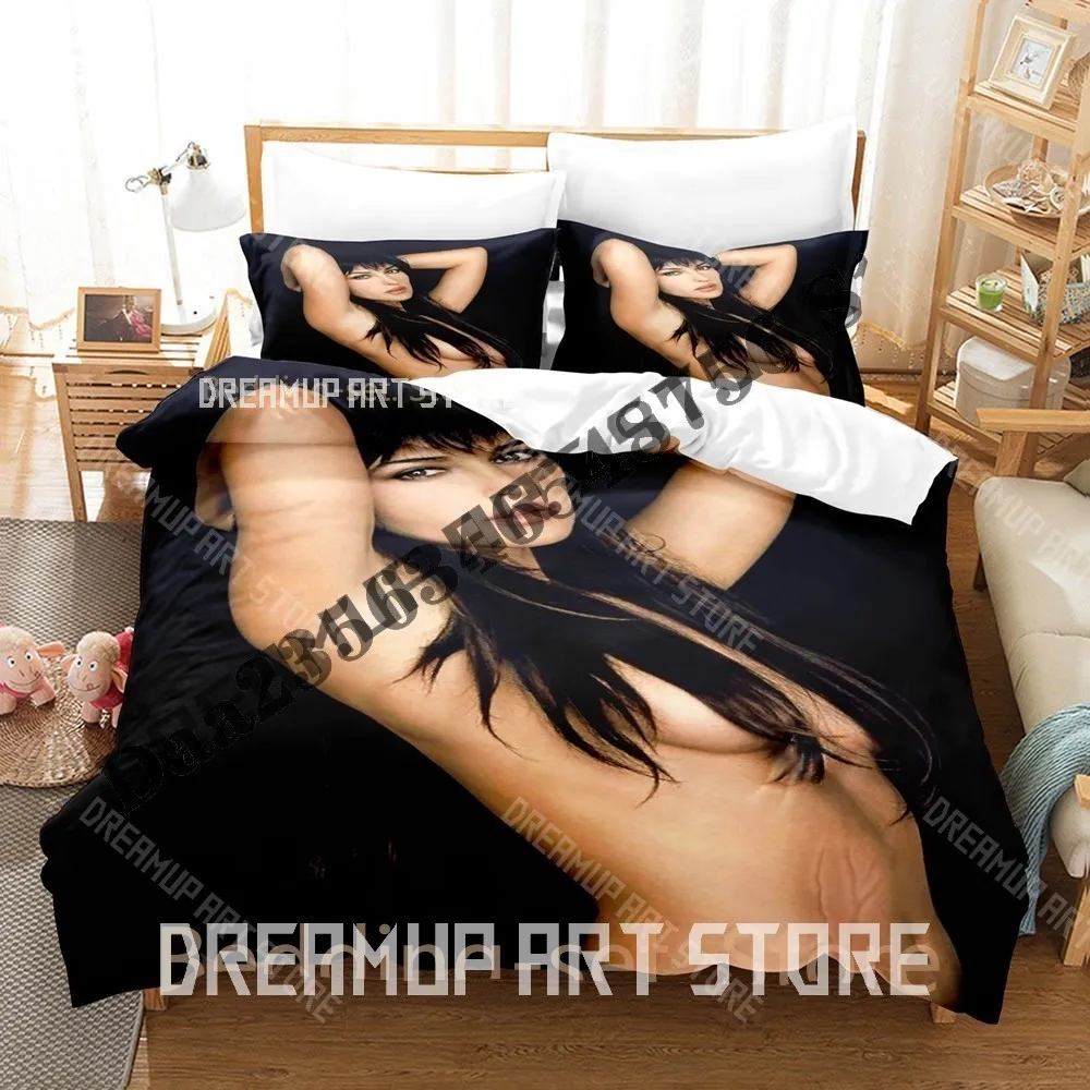 

3D Print Monica Belluci Bedding Set Single Twin Full Queen King Size Bed Set Adult Bedroom Duvetcover Sets Anime Bed Sheet Set