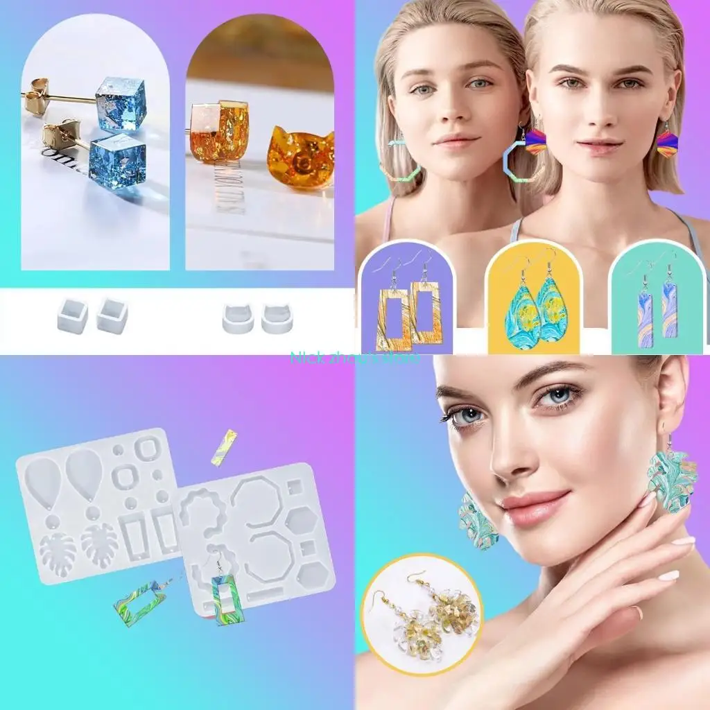 

E15E Silicone Casting Molds and Tool Set for Jewellery Making Epoxy Resin Mold