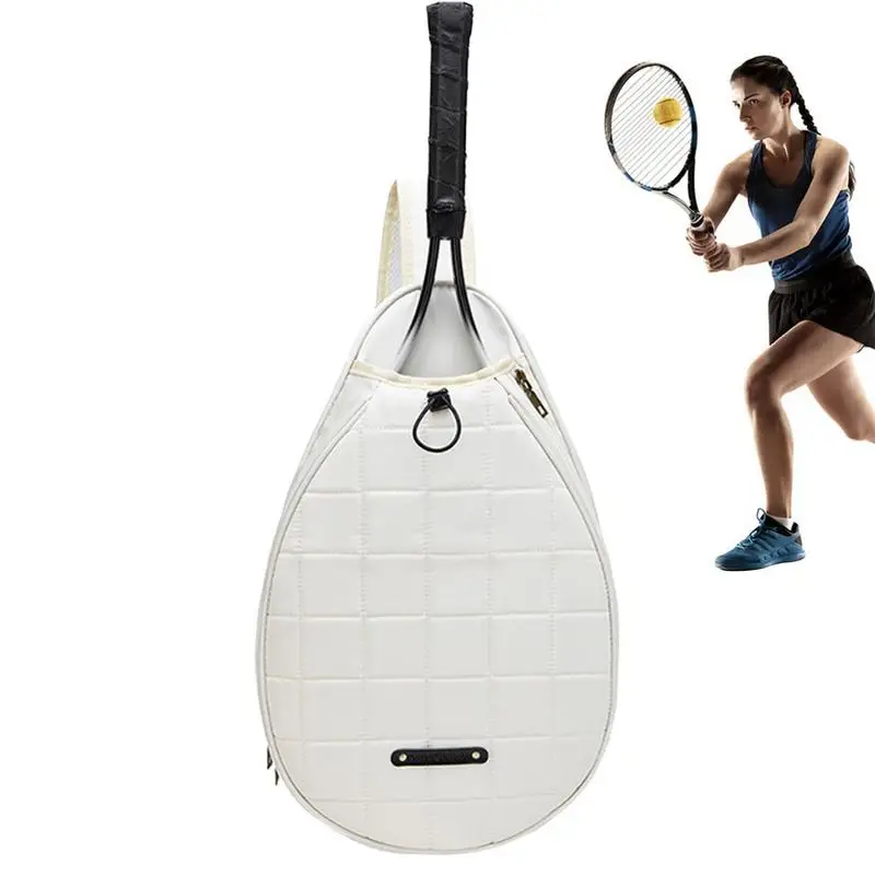 Tennis Racket Tas Oxford Doek Beschermende Tennisracket Tas Met Elastisch Koord Draagbare Opslag Rugzakken Voor Jongens Meisjes