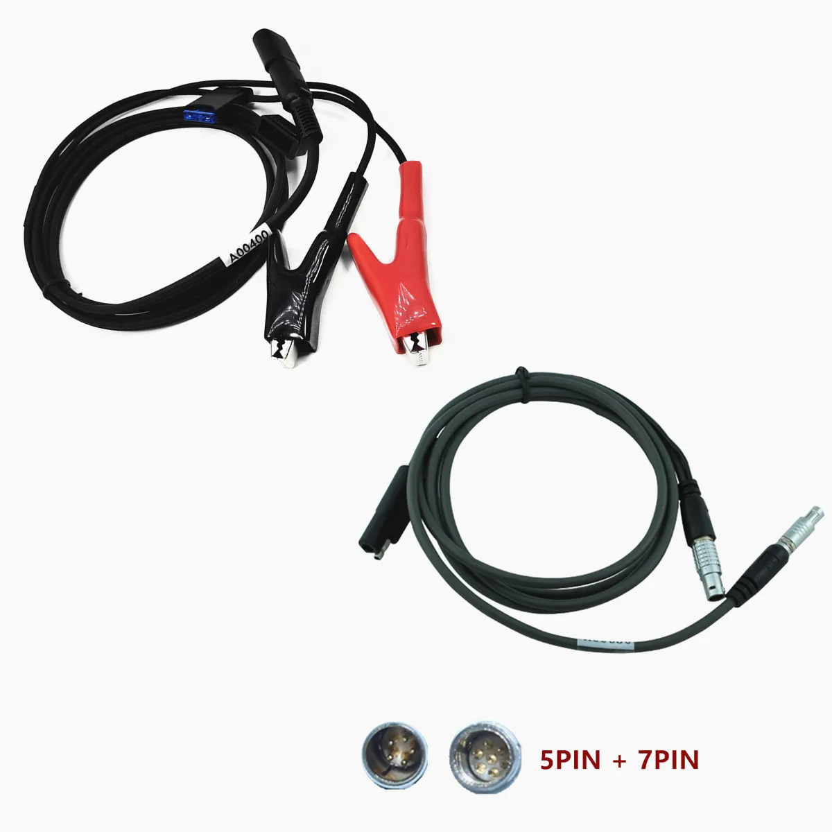 A00400+A00630 EXTERNAL POWER CABLE WITH ALLIGATOR CLIPS, For TRIMBLLE AND TOPCN GPS TO PDL HPB