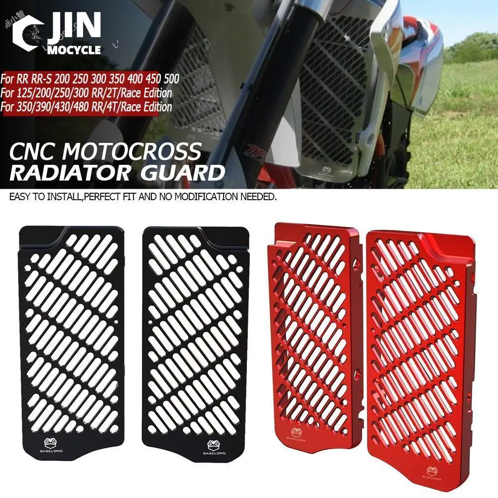 CNC Dirt Bike Radiator Grille Guard Motorcycle Accessories For Beta 480RR 4T Race Edition 390 430 500RR S 4T 2020 2021 2022 2023