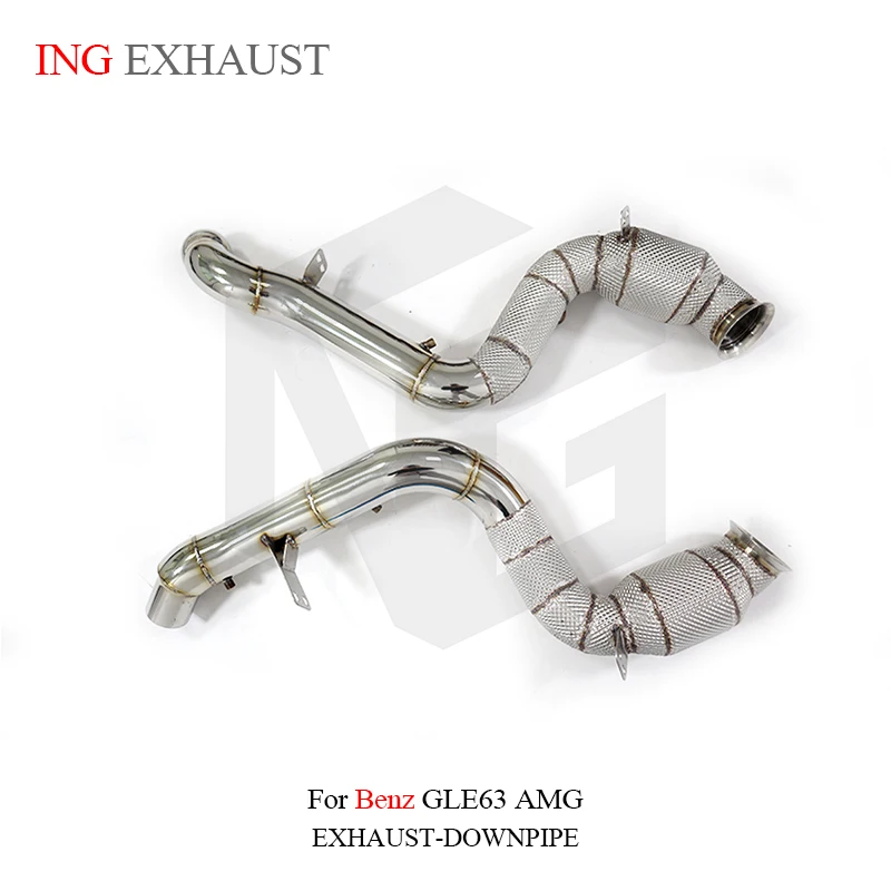 ING Performance Cataly Engine Header Downpipe for Mercedes BENZ AMG GLe63 W16 4.0T Modification Exhaust Muffler Pipe