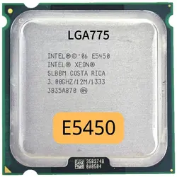 Xeon E5450 Processor 3.0GHz 12M 1333Mhz works on lga 775 mainboard no need adapter