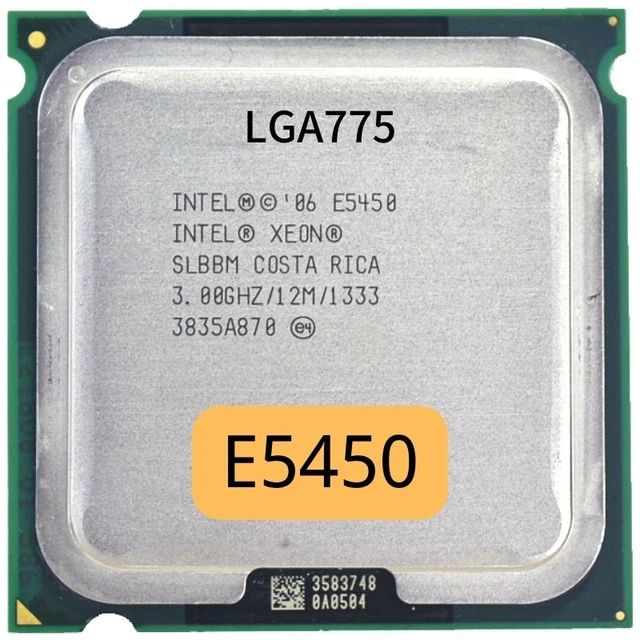 Xeon E5450 Processor 3.0GHz 12M 1333Mhz works on lga 775 mainboard no need adapter AliExpress
