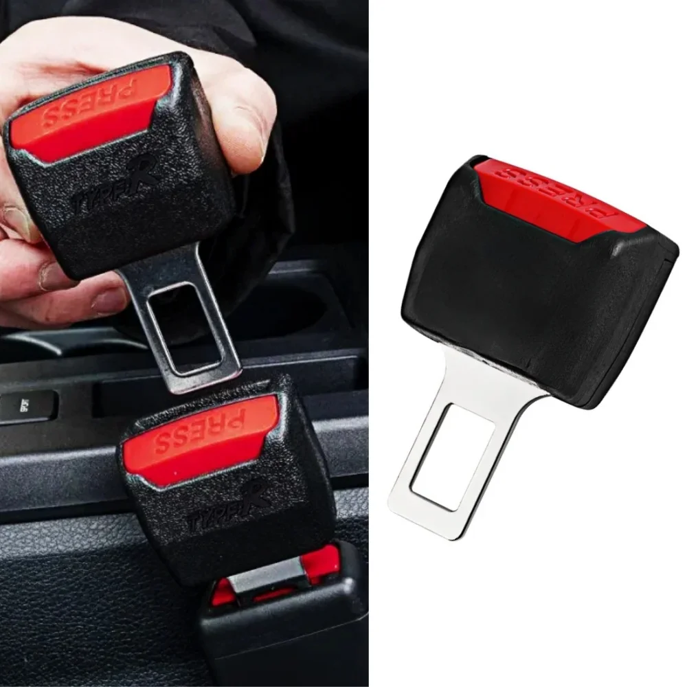 Car Seat Belt Clip Extender Safety Seatbelt Lock Buckle Plug Thick Insert Socket Extender Safety Buckle Car Accessories