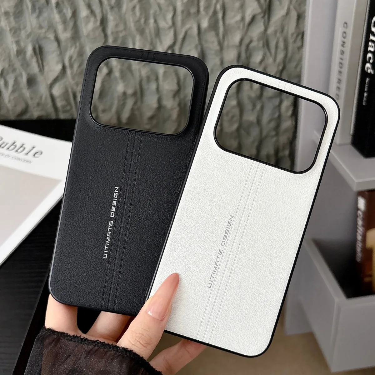 Image of Luxuriöse Leder-Silikon-Handyhülle mit weichen Kanten für Honor 600 Pro Honor 600Pro, stoßfeste Schutzhülle für Honor 600