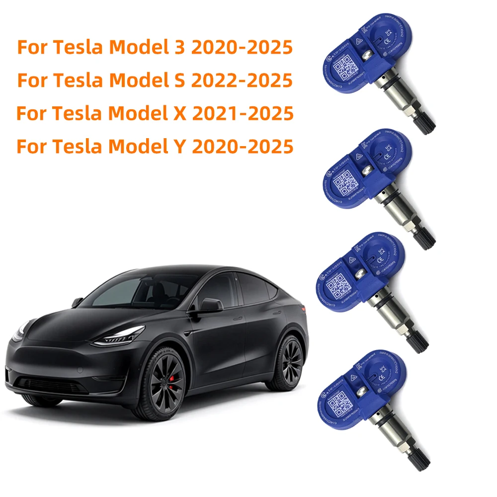 BLE Bluetooth Internal TPMS Sensor Tire Pressure Monitor for Tesla Model 3 Y S X 2020-2025 Replaces 1490701-01-B 1490701-01-C