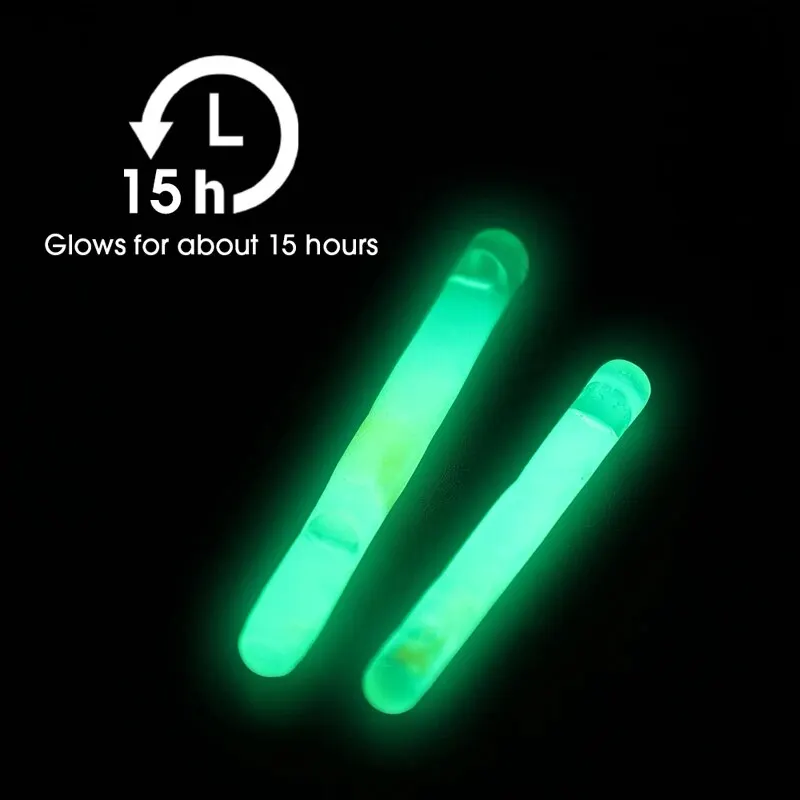 Light Night Fishing Float 2.2/4.5mm Dark Glow Stick 100PCS/Lot Rod Lights Useful Fishing Fluorescent Lightstick Fishing Tackle