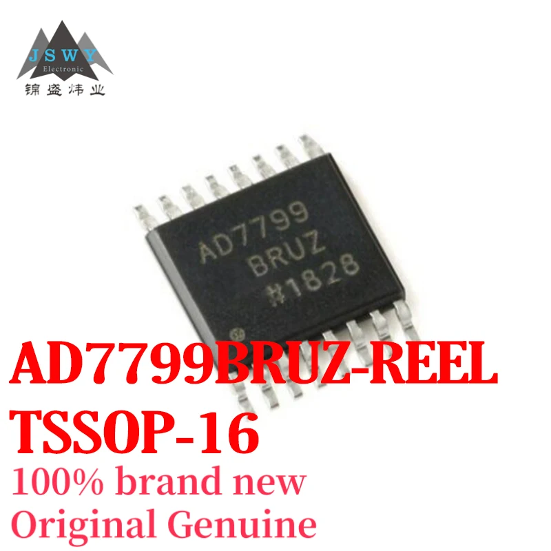 

(1/5 pcs) AD7799BRUZ-REEL AD7799 TSSOP-16 Analog-to-Digital Converter Chip Brand New Authentic Free Shipping