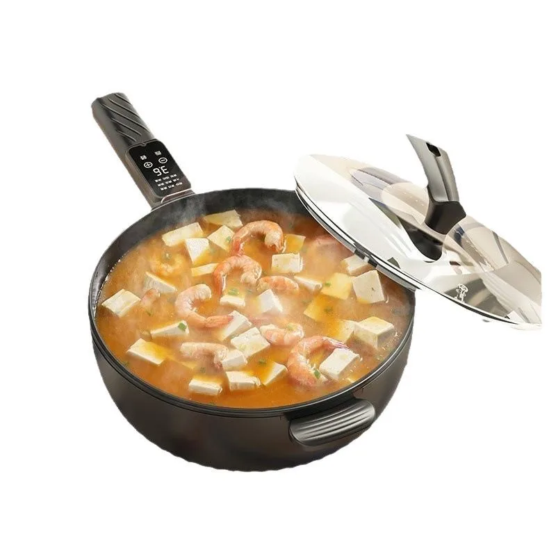 

Thickened large-capacity electric wok, integrated cooking multi-functional