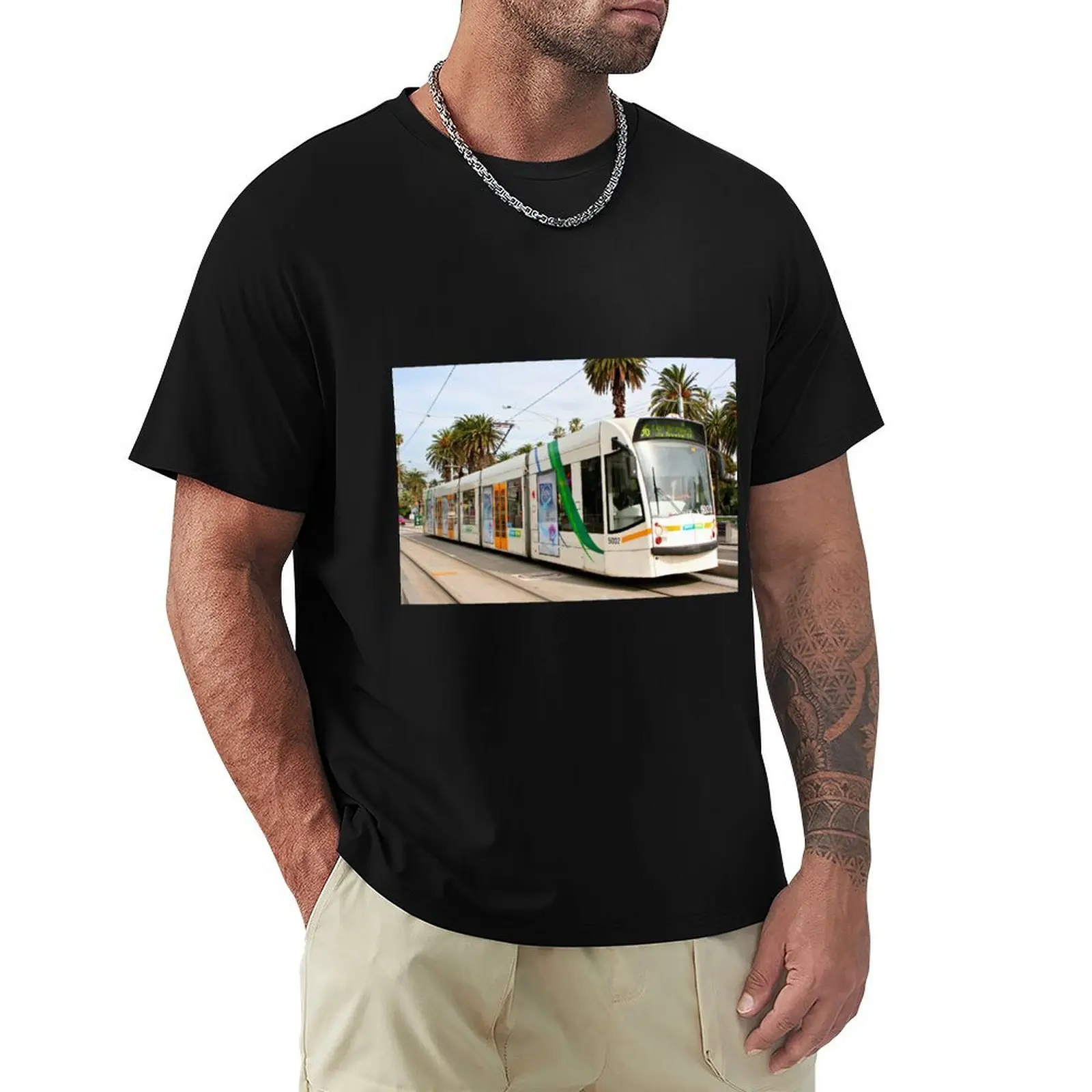 Melbourne city tram, Victoria, Australia 4 T-Shirt anime t shirts for man T-Shirt
