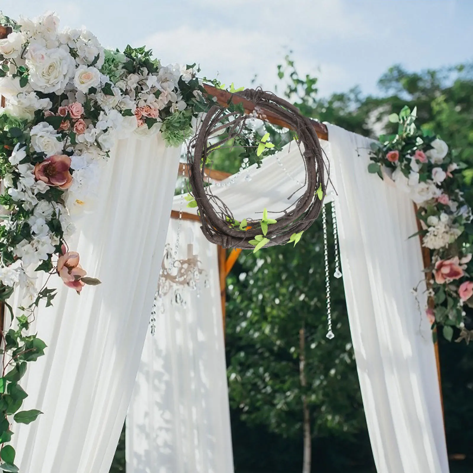 

1pc Simulation Withered Vine Decor Artificial Deadwood Vine Adornment Bendable Fake Plant For Garden Home Balcony Scene Ornament