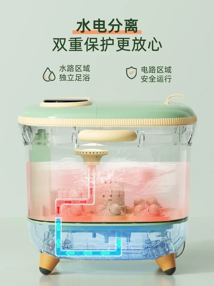 Automatic Thermostatic Foot Tub Feet Spa Bath Massager Electric Bucket Tropical Massage Home Health Massag Detox Machine Heating