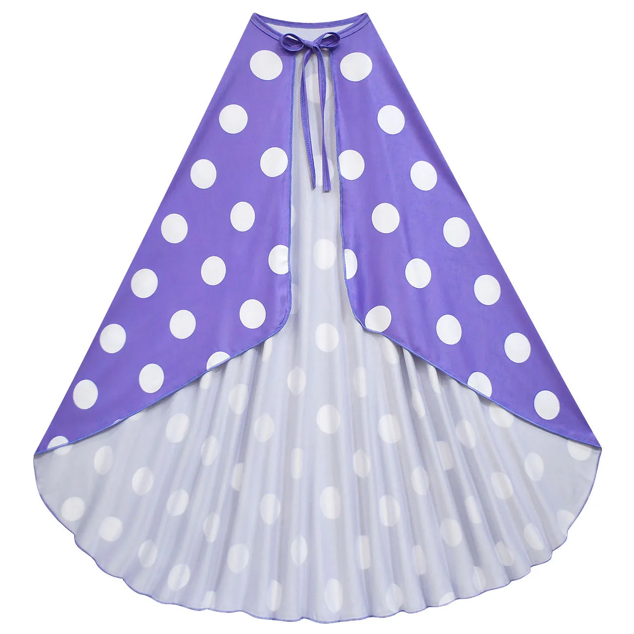 Kids Inside Out Cosplay Envy Costumes Girls Polka Dot Long Sleeves Princess Dress Fantasy Vestido Child Girls Halloween Clothes