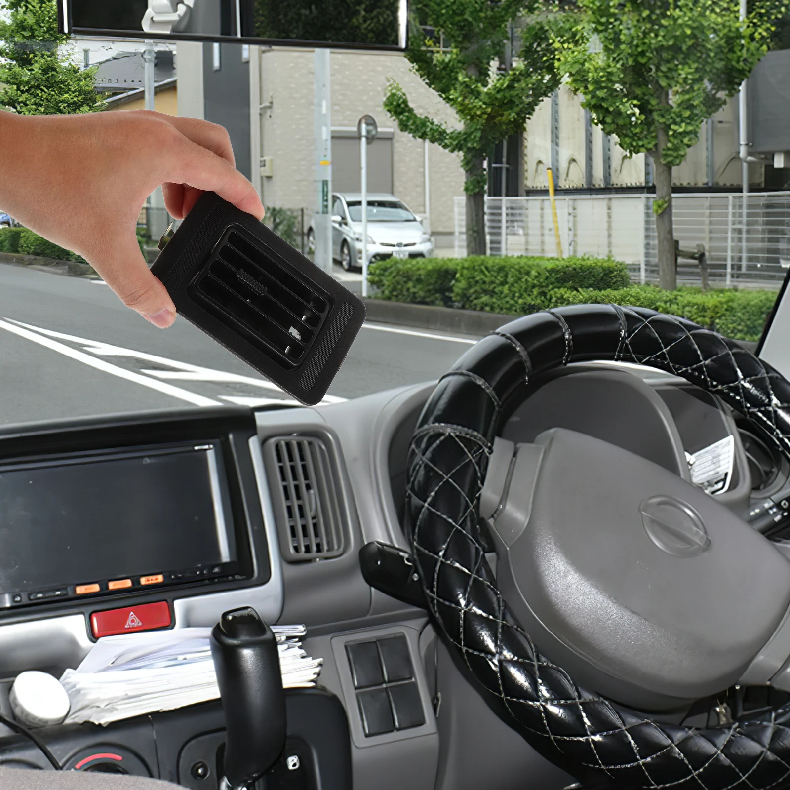 

Outlet Grille Panel Replacement Parts Compressor Conditioning Vehicle RV Excavator Car Extractor Cabin Dash Outlet Conditioning