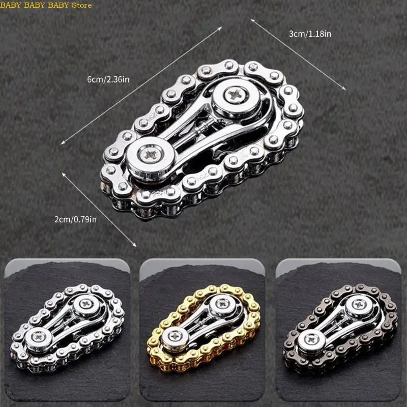 Q81A Mechanical Fingertip Fidgets Spinner Toy Comfortable Grip Stress Relief Fidgets Spinner Toy for Adults Seek Relaxation