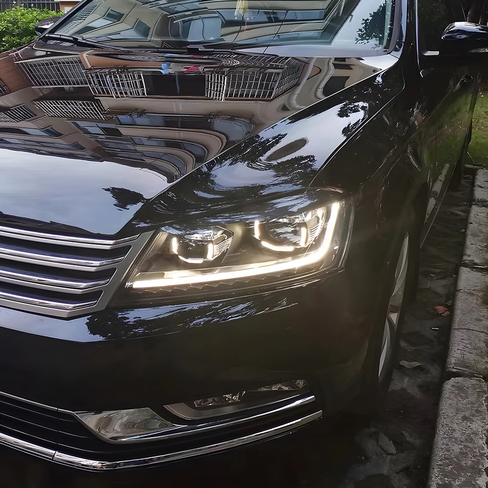 Car Front Lamp for EU Version 2011-2015 Passat B7 Magotan Upgrade B8 High Configure Style Auto LED Headlight Assembly Hot Sales
