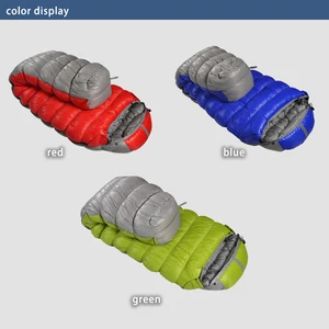 كيس نوم كبير الحجم من مومياء أوزة أسفل ، حقيبة دافئة جدا للتخييم والمشي لمسافات طويلة ، الشتاء ، جديد أعلى 10 مبيعات سترة أوزة نسائية - No6