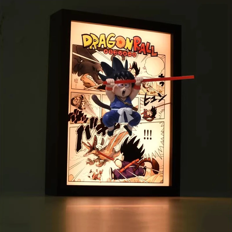 

Dragon Ball Фигурки Сон Гоку 3D Лампа Живопись Плакат Kawaii Kakarot Аниме Фигурки Живопись Столешница Декор Комнаты Игрушки Подарок