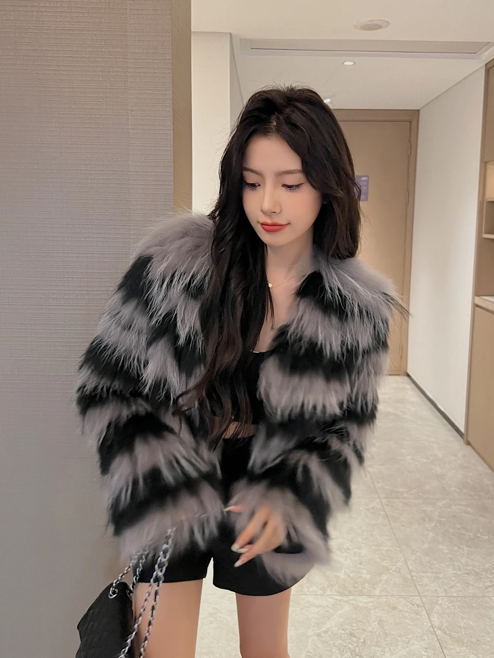 2023 NEW style real Fox fur coats Women Natural Fur Jackets Winter Outerwear Women fox fur coat high quality fur Clothes