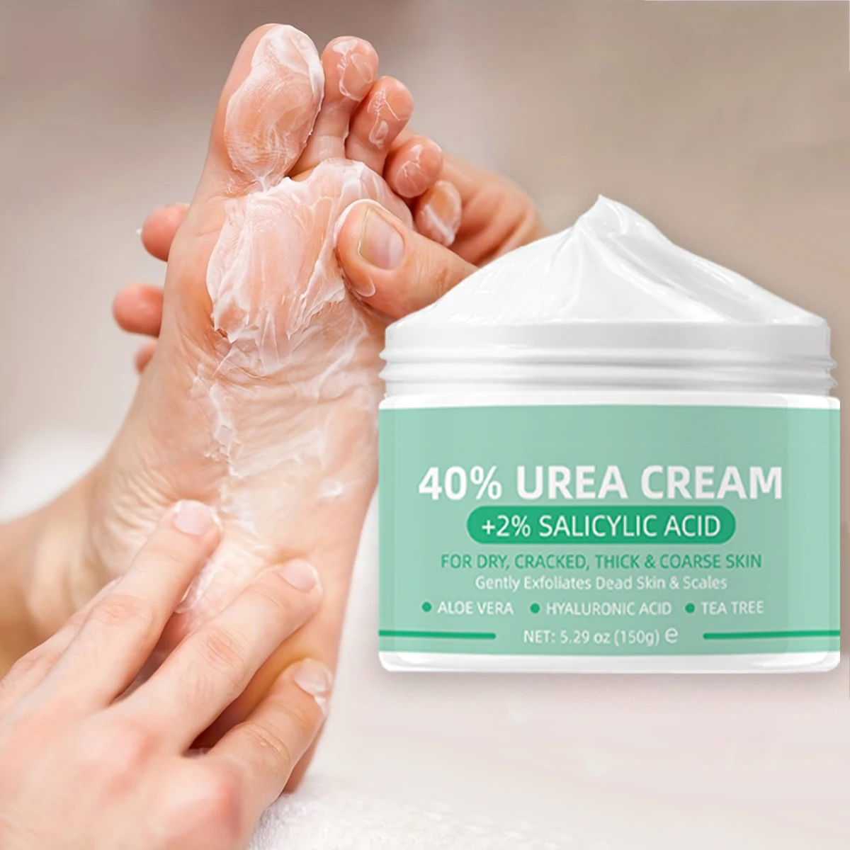 40%urea cream+ 2%glycerolin 150g large capacity foot anti -cracking body nourish moisturizing and nourish the skin