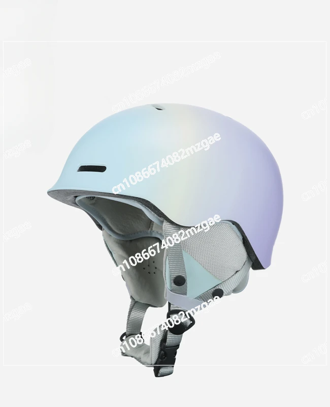 Adult skiing helmet gradient for men and women, single and double snowboard, snow goggles, skiing equipment