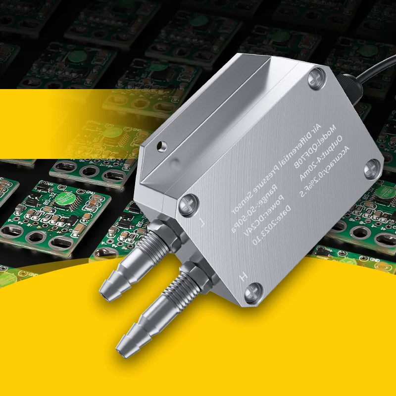 

Air Gas Wind Micro Differential Pressure Transmitter 4-20mA 0-10V RS485 Output Pressure Sensor