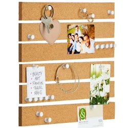 3PCS Long Cork Strips Cork Felt Bulletin Strips Self Adhesive Cork Strips Bulletin Board Message Board Office Cork Strips