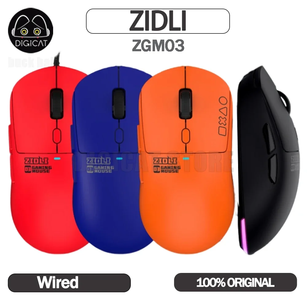 

Игровая мышь ZIDLI ZGM03, легкие проводные мыши 6000DPI, портативная мышь с Rgb-подсветкой, игровая мышь для киберспорта, для ПК, ноутбука, Mac, подарки