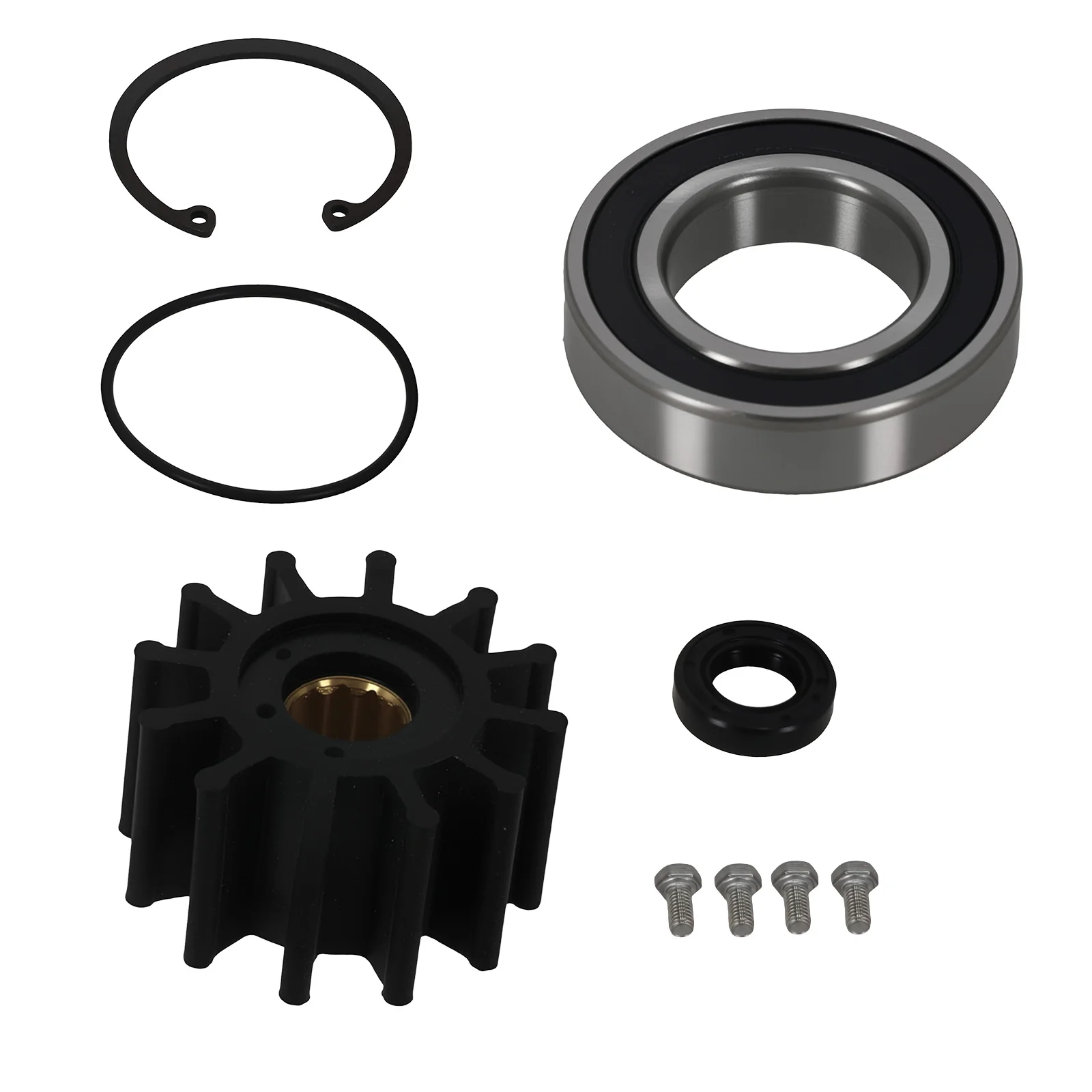 Raw Water Pump Kit for Volvo Penta 5.0GLPEFS 5.7GLPEFS 1999-2005 3860795 21214596 3858229 21214599 3862487