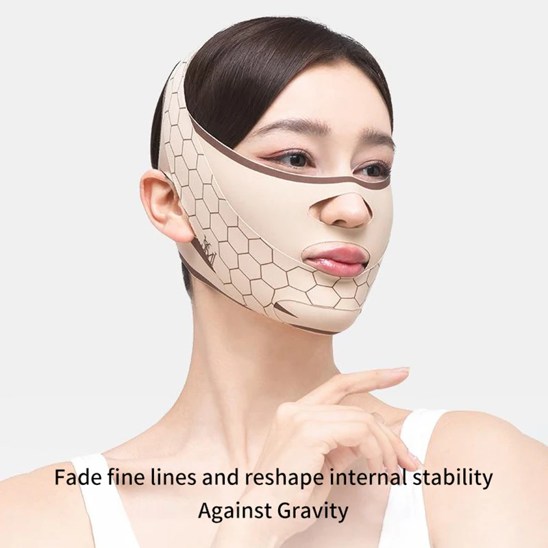 Kinn Wange abnehmen Bandage V Form V Linie Lifting Maske Facelift ing Anti Falten Riemen Band Schlaf maske Schönheit Gesundheit