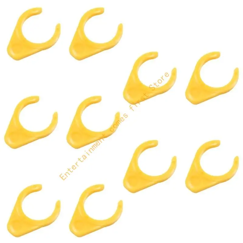 10pack Road Bike Pedals Safety Clip Mountain Bike Pedals Holders Bike Part Suitable for Cycling Level 55KD